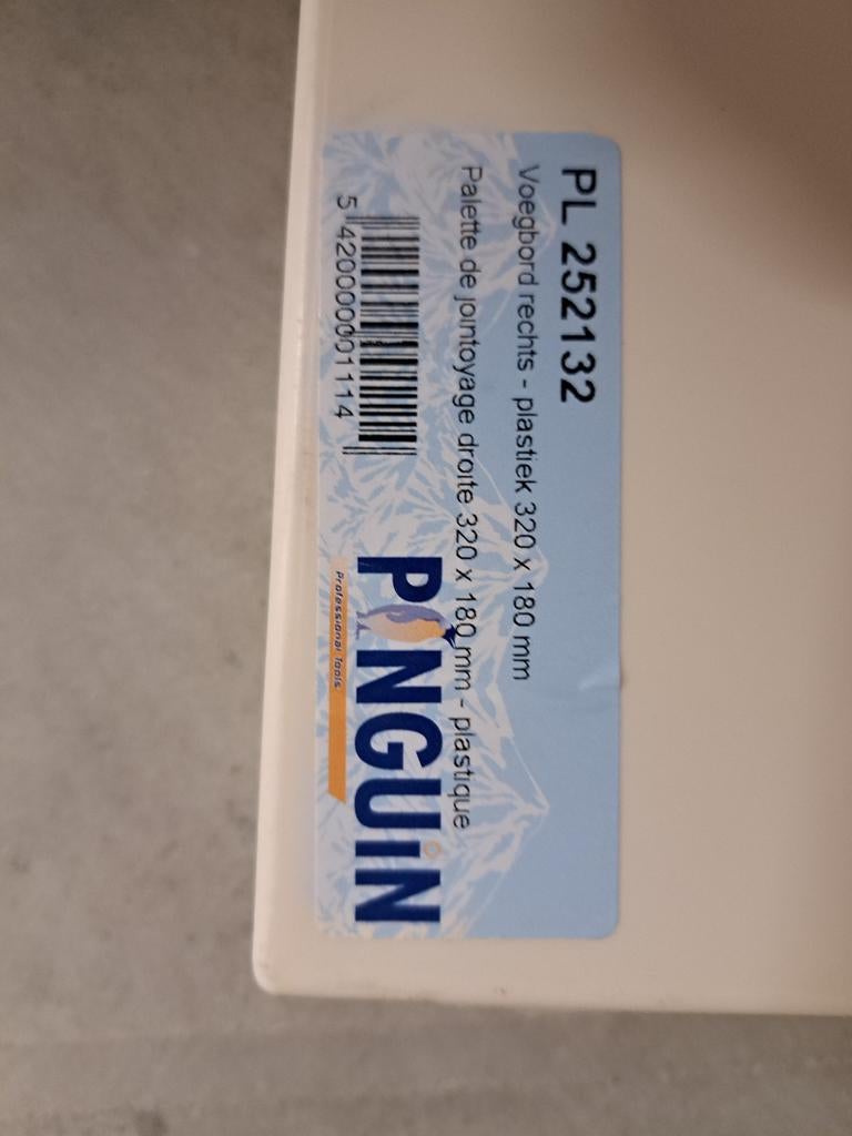 Plastiek voegbord, Ophalen, Nieuw, Pinguin