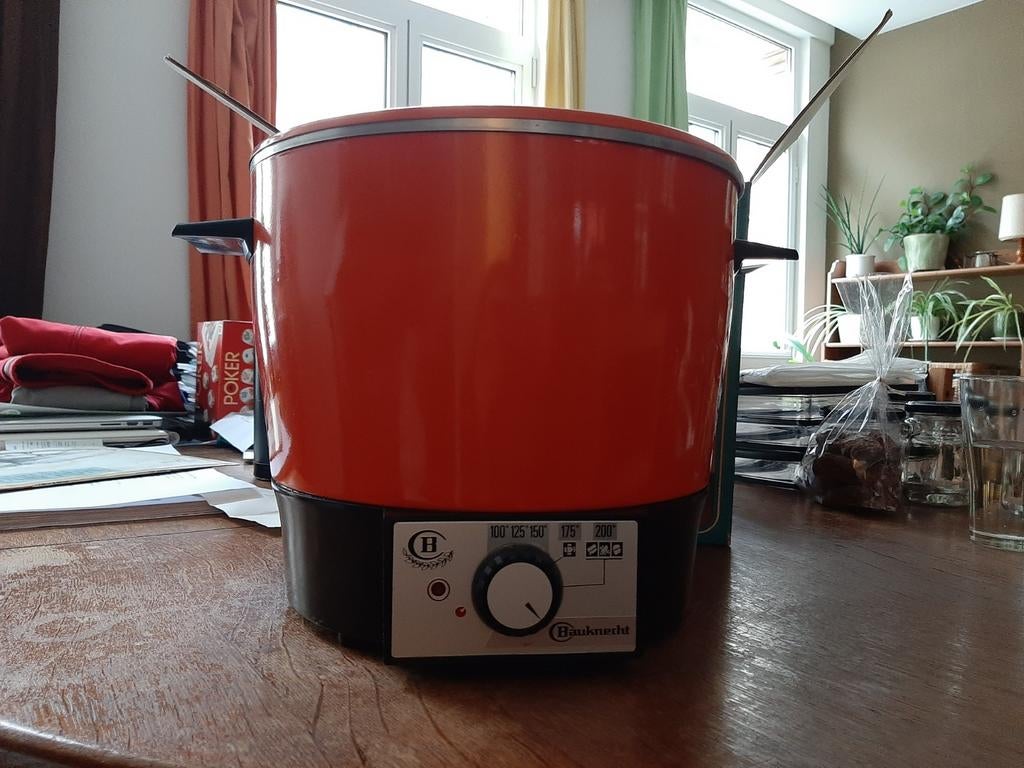 Vintage frituurpan uit de jaren '70, 4 liter of meer, Ophalen of Verzenden, Gebruikt