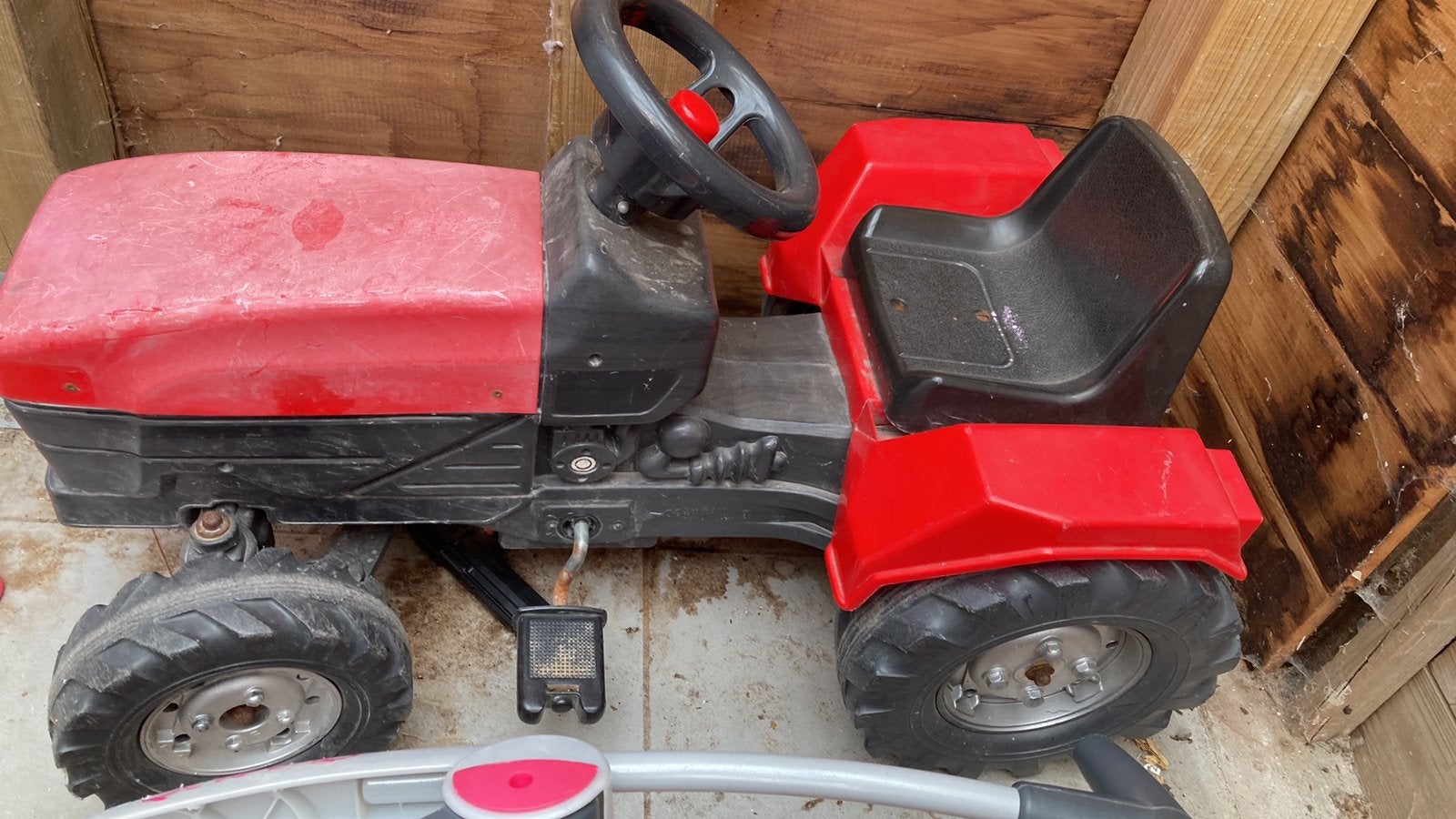 Speelgoed tractor, Ophalen, Gebruikt