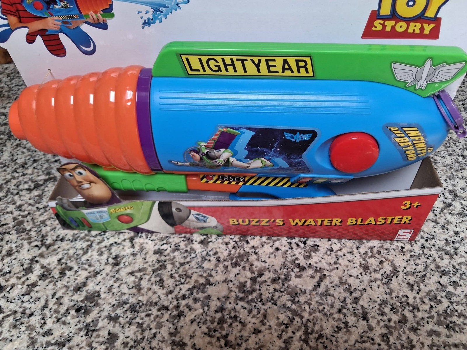 Waterpistool ( NIEUW ) Disney Toy Story Buzz Lightyear, Kinderen en Baby's, Speelgoed | Actiefiguren, Ophalen, Nieuw
