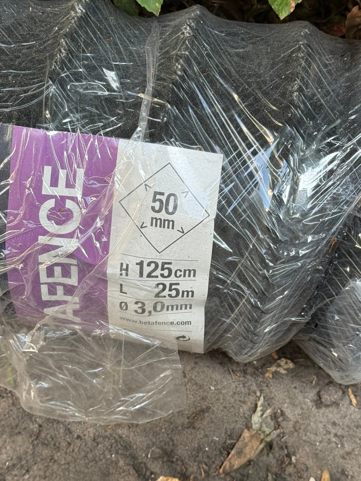 Betafence draad zwart 10m x 125cm, Tuin en Terras, Ophalen, Nieuw, Draad