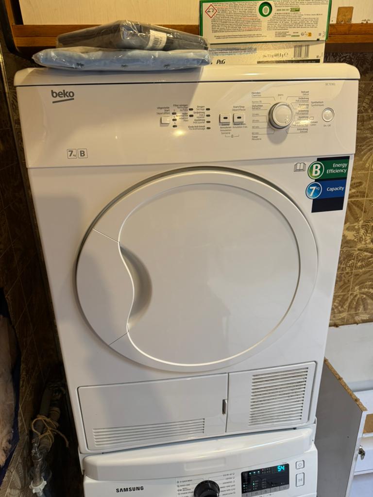 Beko droogkast DC72301 condens 7kg GENT, Elektronische apparatuur, Ophalen, Zo goed als nieuw, Condens