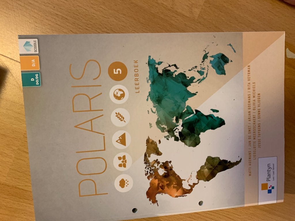 Aardrijkskunde Polaris 5 leerboek, Boeken, Schoolboeken, ASO, Plantyn, Nieuw, Ophalen of Verzenden
