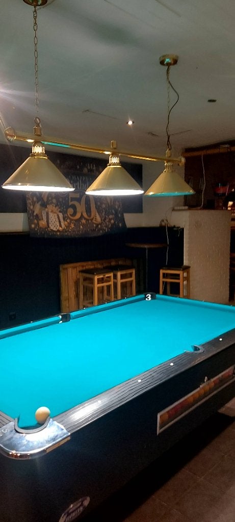 Poolbiljart, Sport en Fitness, Biljarten en Poolen, Zo goed als nieuw, Pooltafel, Ophalen