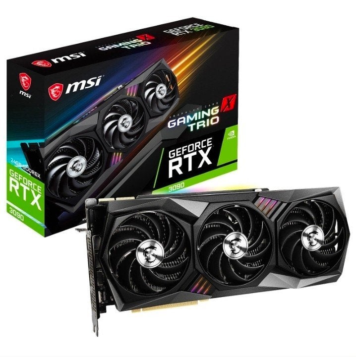 MSI GeForce RTX 3090 Gaming X Trio 24G grafische kaart, Ophalen of Verzenden, Zo goed als nieuw, Nvidia, HDMI