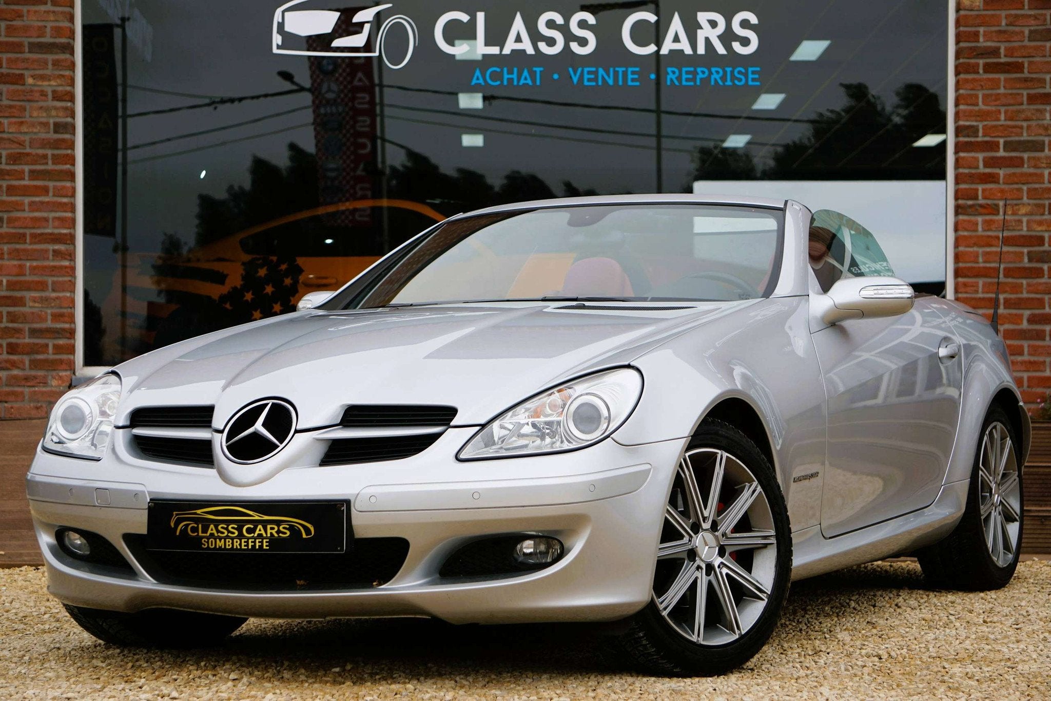 Mercedes-Benz SLK SLK200 Kompressor AMG Edition AUTO CLIM CA, Autos, Cuir, Argent ou Gris, Achat, Entreprise