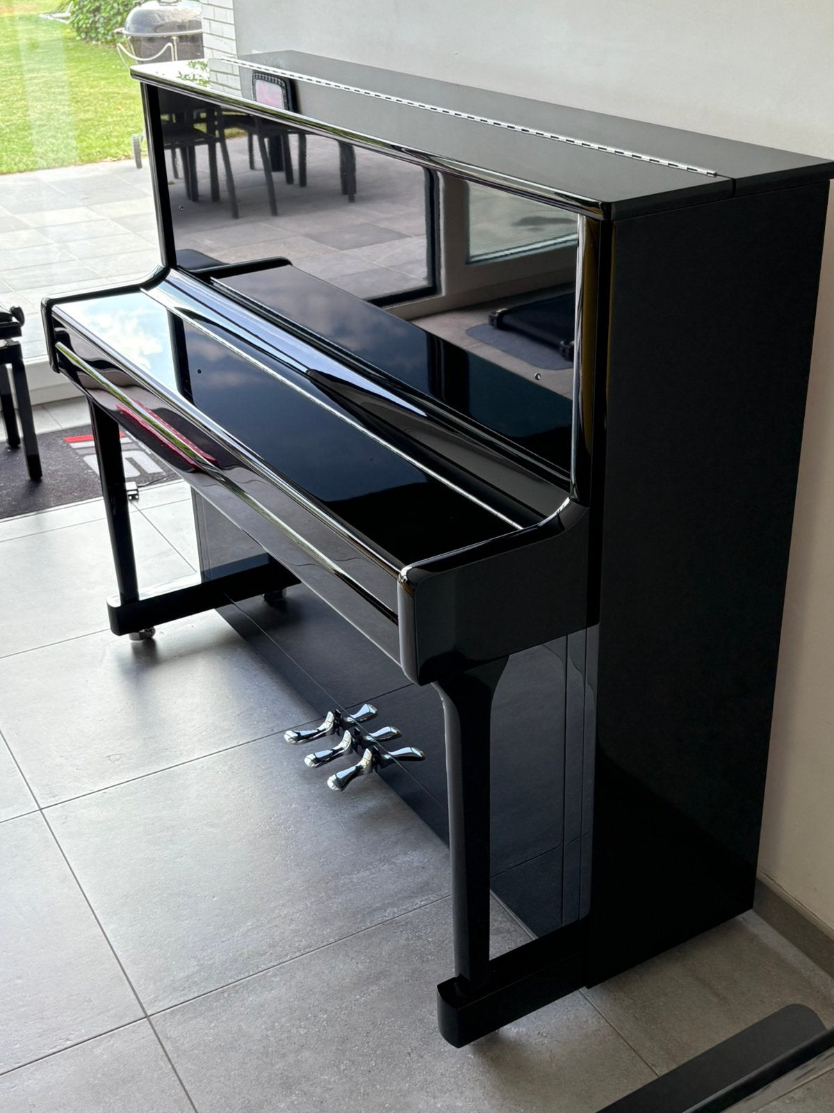 Piano Doutreligne Classique - Aan huis geleverd, Muziek en Instrumenten, Piano's, Zwart, Ophalen of Verzenden, Zo goed als nieuw