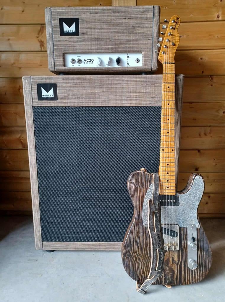 Morgan AC20 Deluxe (head + 2x12" cab), Musique & Instruments, Amplis | Basse & Guitare, Enlèvement