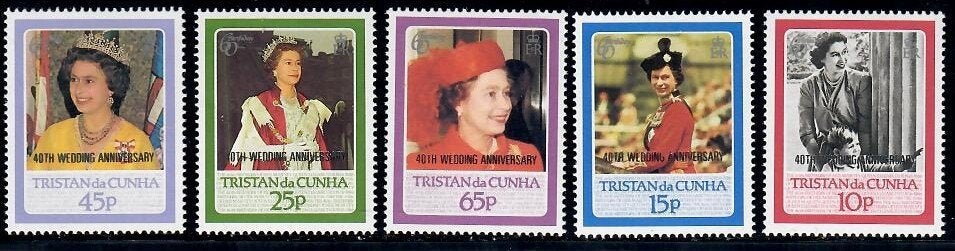 Tristan da Cunha yvertnrs 414/18 postfris, Timbres & Monnaies, Timbres | Timbres thématiques, Enlèvement ou Envoi, Non oblitéré