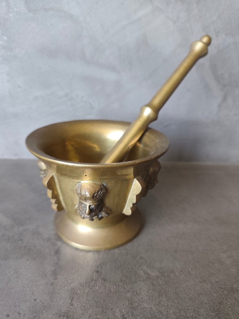 Vijzel met stamper, Ophalen of Verzenden, Brons