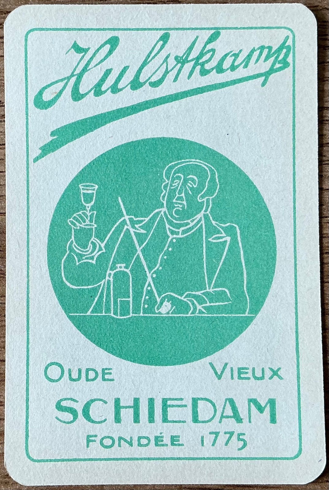 Splk HULSTKAMP OUDE SCHIEDAM, Ophalen of Verzenden, Zo goed als nieuw, Speelkaart(en)
