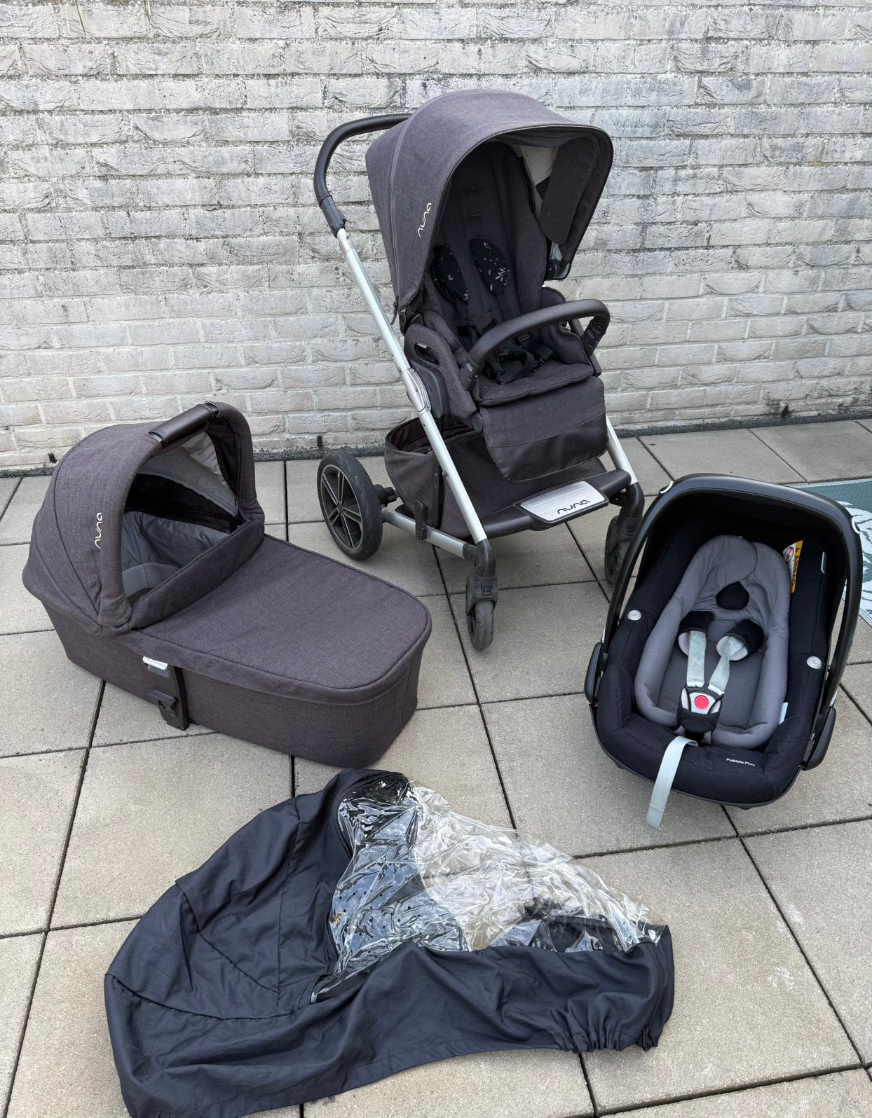 Nuna Mixx - complete buggyset, Kinderen en Baby's, Kinderwagens en Combinaties, Gebruikt, Kinderwagen, Overige merken, Met autostoeltje