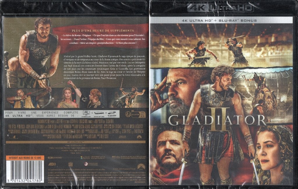 gladiator II (4k ultra-hd + blu-ray) nieuw, Nederlands, Engels, 4K Ultra HD Blu-ray, Ophalen of Verzenden