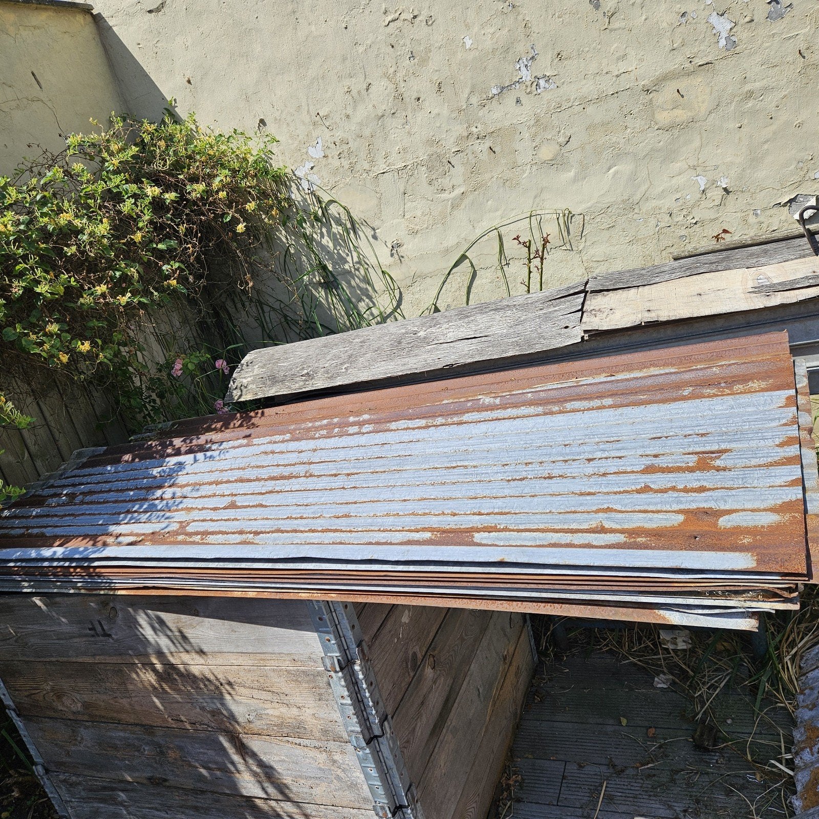 metalen golfplaten 2m40 x 80cm, Doe-het-zelf en Bouw, Ophalen
