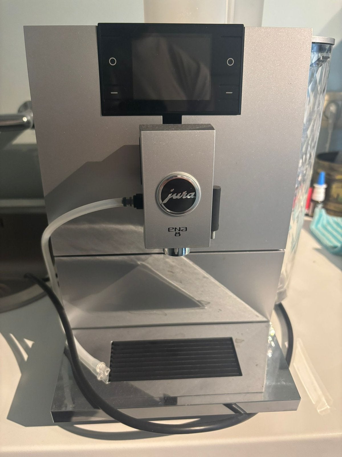 Jura - ena 8 - volautomatische espressomachine, Elektronische apparatuur, Koffiezetapparaten, Ophalen, Zo goed als nieuw