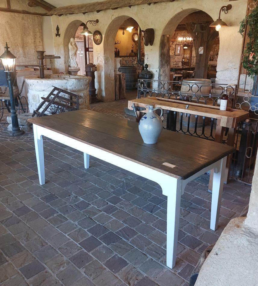 ancienne table étroite, table à manger campagnarde, Enlèvement