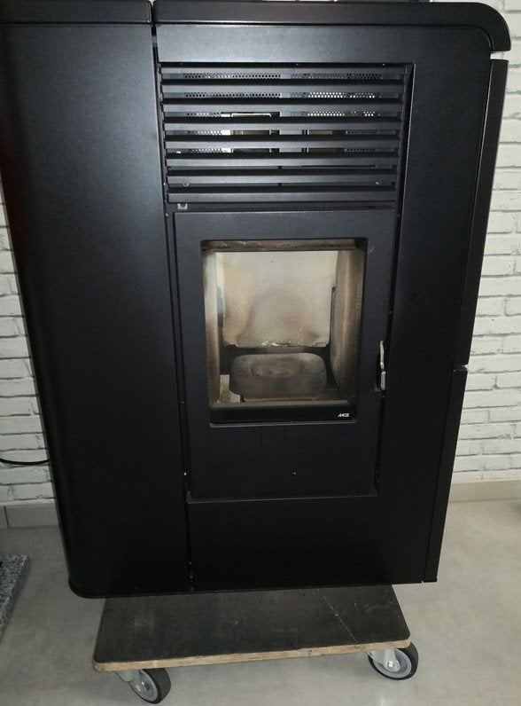 poêle à pellets de marque MCZ  modèle Flat puissance 8Kw., Ophalen, Gebruikt, Pelletkachel