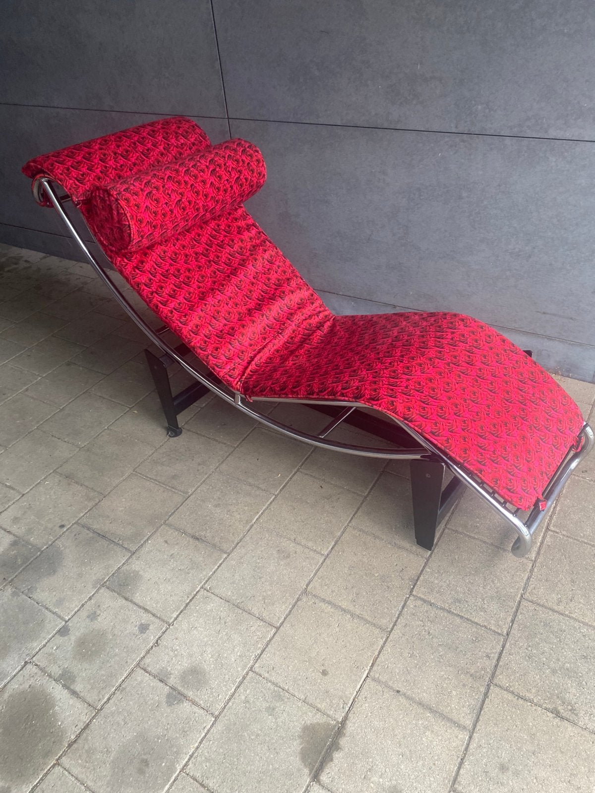 Lounge zetel geherstofeerd, Ophalen, Zo goed als nieuw, Stof