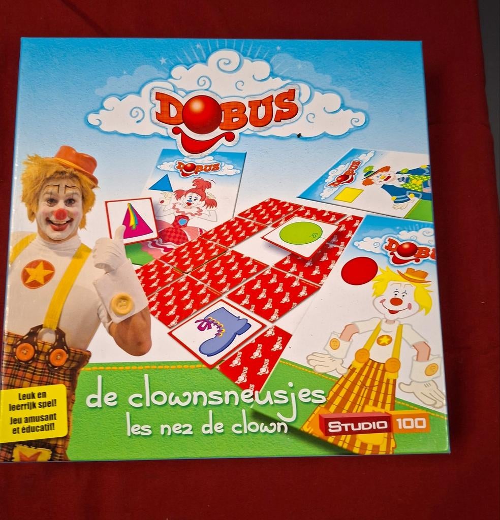 Gezelschapsspelstudio 100 : dobus de clownsneusjes, Ophalen of Verzenden
