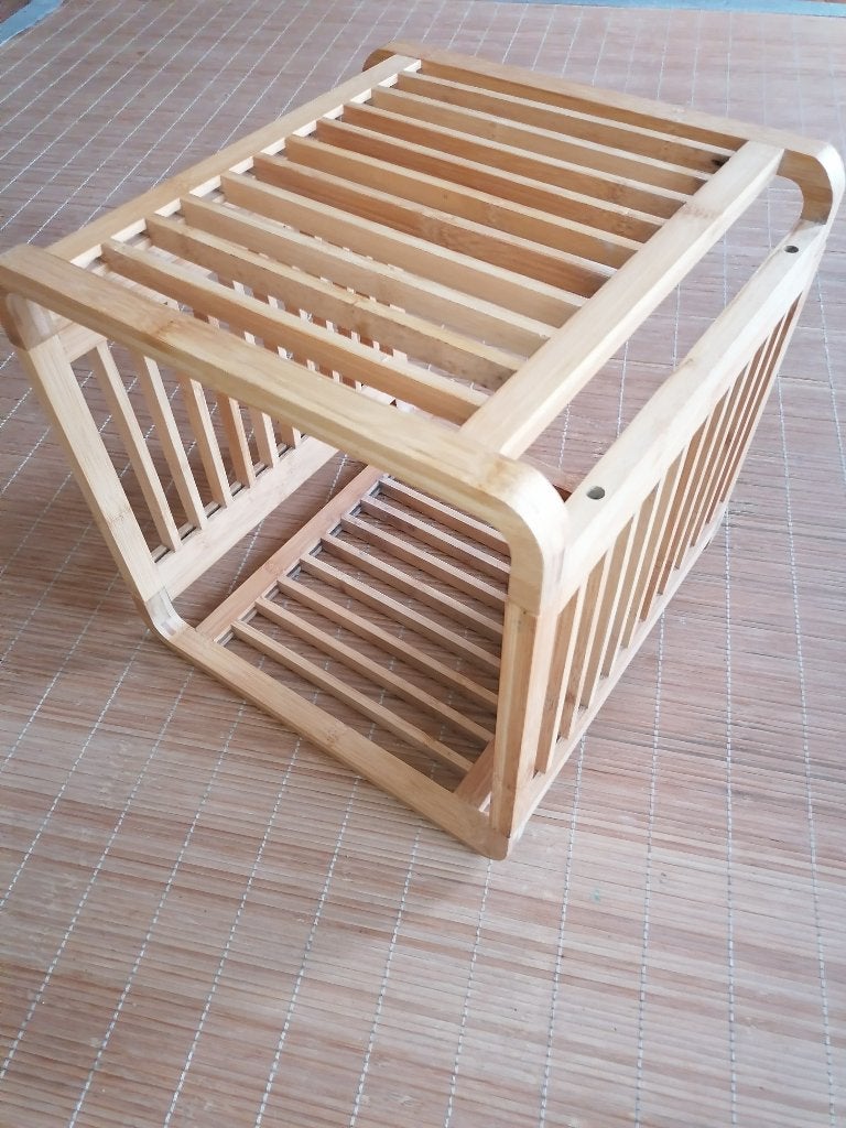 table de chevet design en bois, Maison & Meubles, Neuf, Enlèvement ou Envoi, Moins de 55 cm, Moins de 45 cm