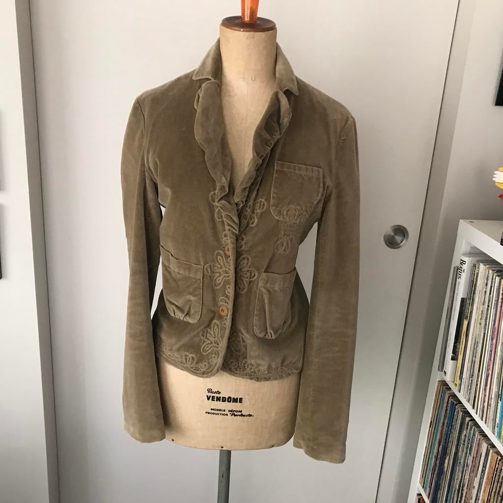 Fluwelen blazer Essentiel, maat 38, Kleding | Dames, Ophalen of Verzenden, Gedragen, Maat 38/40 (M), Jasje