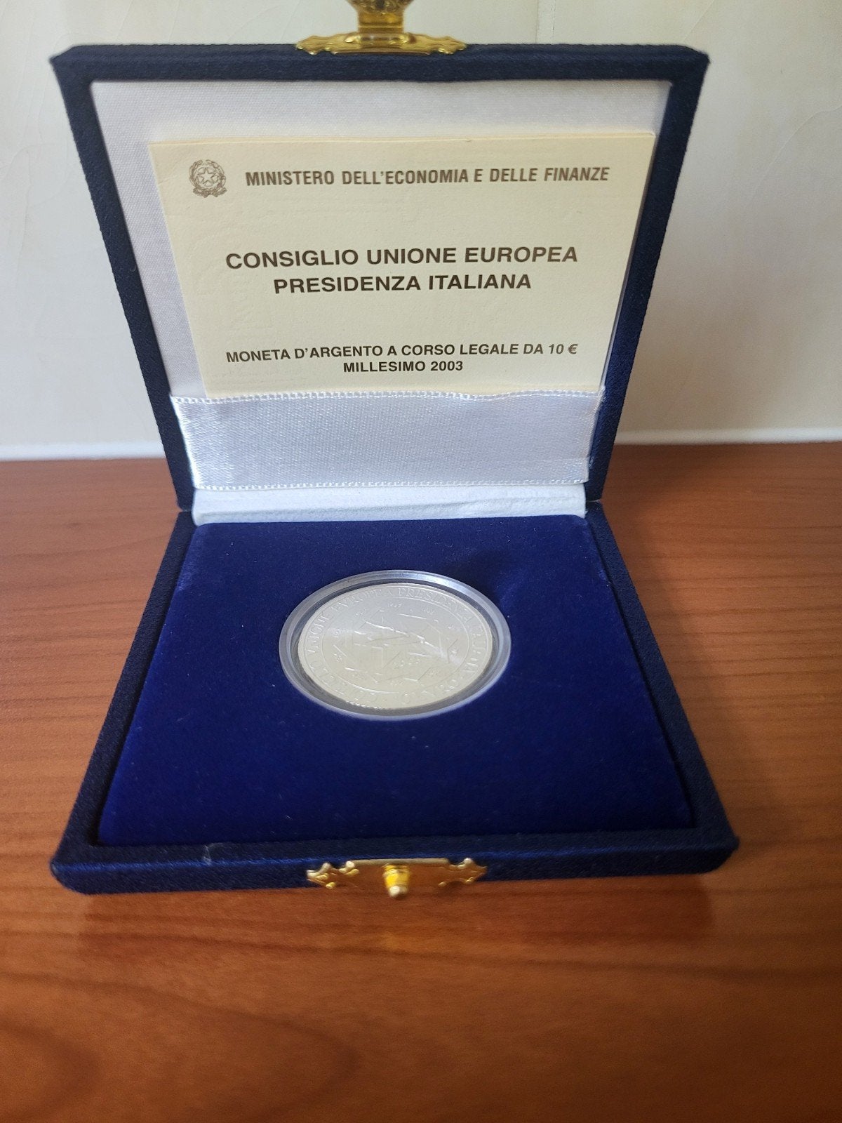 Zilveren munt. Italië. 10 Euro. UNC, Ophalen of Verzenden