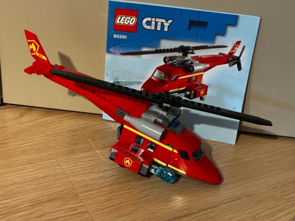 LEGO City Fire Rescue Helicopter 60281, Kinderen en Baby's, Ophalen, City, Lego, Zo goed als nieuw