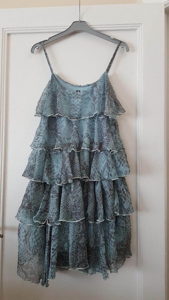 NIEUW artikel : Madonna jurk (of tuniek) - M 42-44, Kleding | Dames, Blauw, Maat 42/44 (L), Nieuw, Ophalen of Verzenden