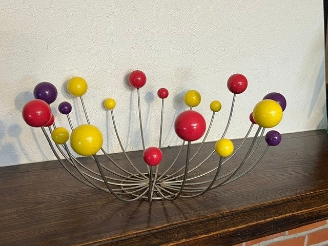 Coupe à fruits vintage inspirée du design Spoutnik, Collections, Rétro, Enlèvement
