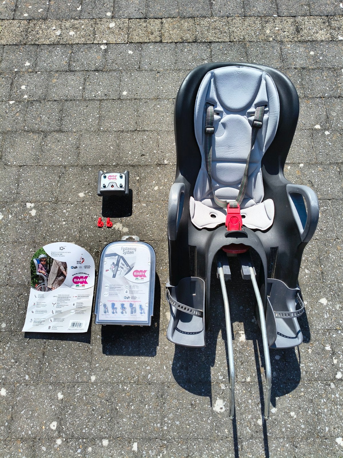 Fietsstoeltje OK Baby, Fietsen en Brommers, Fietsaccessoires | Fietsstoeltjes, Achterzitje, OK Baby, Ophalen, 15 t/m 25 kg