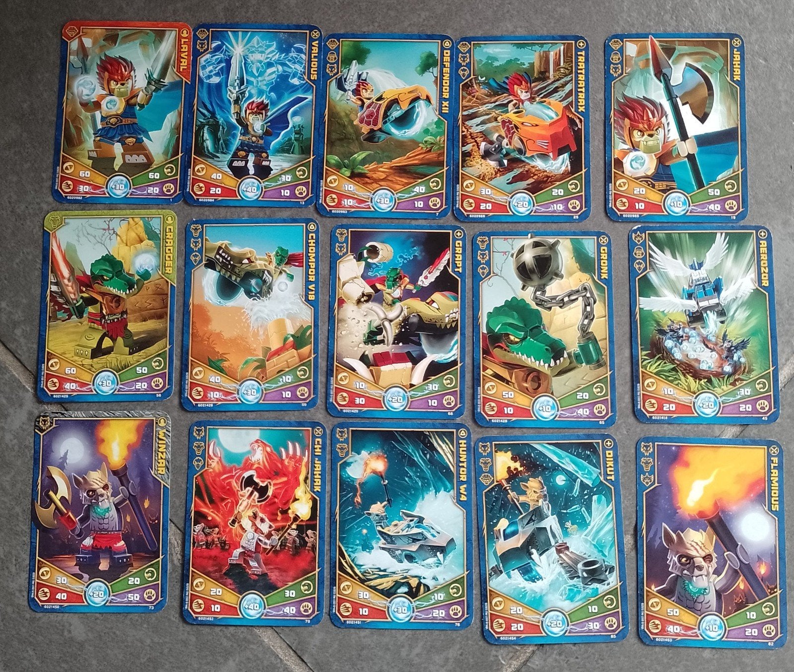 Kaarten van legends of chima, Enlèvement, Comme neuf, Accessoire, Lego