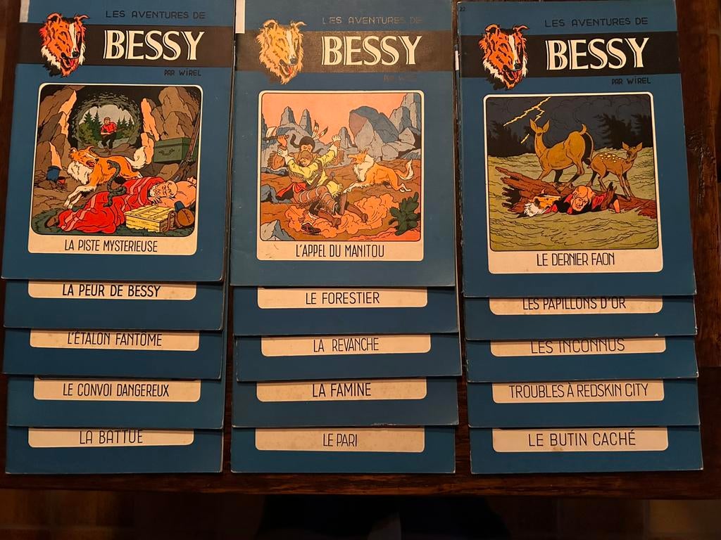 31 bandes dessinées BESSY, Enlèvement, Comme neuf