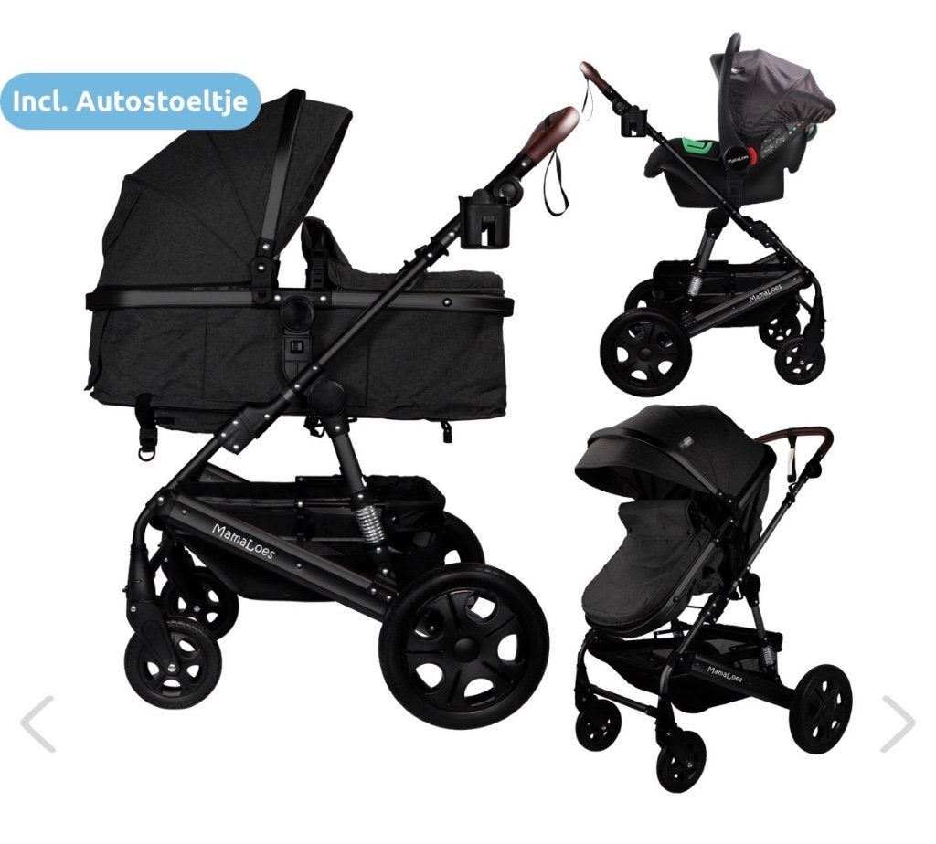 MamaLoes Marly 3-in-1 kinderwagen – zo goed als nieuw!, Enfants & Bébés, Autres marques, Avec siège auto, Comme neuf, Enlèvement