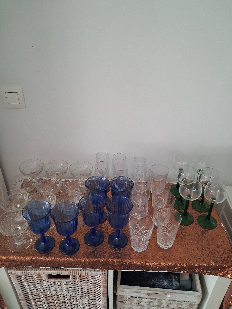 Appertief glazen en rood wyn glazen en wit wyn, Maison & Meubles, Neuf, Verre ou Verres, IKEA, Verre