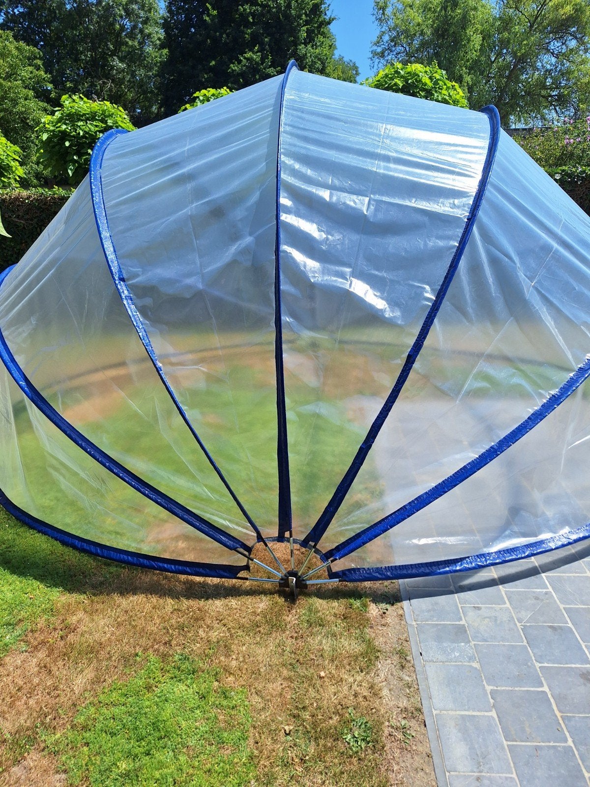 Zwembadoverkaping sunnytent M diameter 4.4m, Ophalen