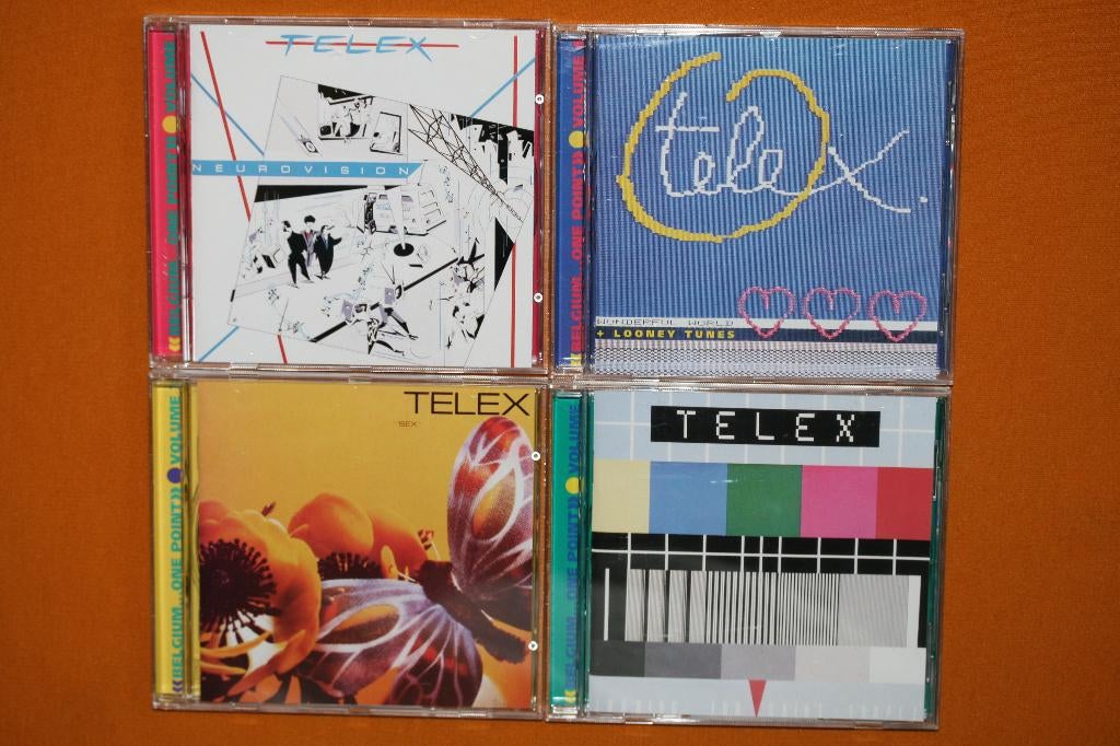Telex – «Belgium… One Point» 4xcd synth-pop, CD & DVD, CD | Dance & House, Enlèvement ou Envoi, Utilisé, Dance populaire, Coffret