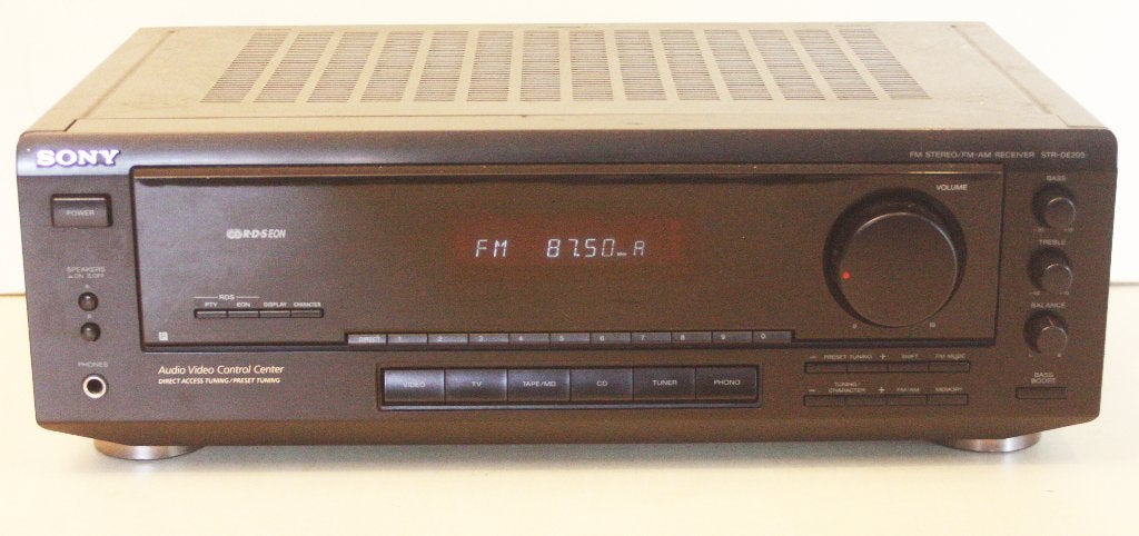 Sony STR-DE205 Versterker Receiver / 160 Watts / Met RDS EON, Ophalen of Verzenden, Zo goed als nieuw, Sony