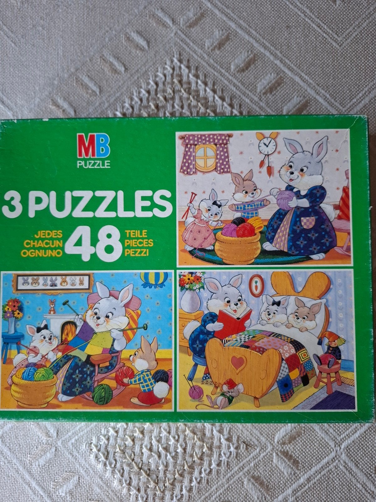 3 Volledige MB puzzels van 48 stuks, Ophalen of Verzenden