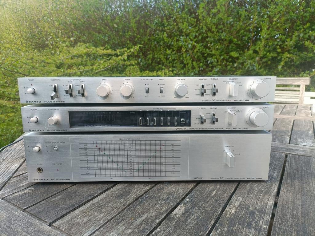 SANYO PLUS-SERIE C55+T55+P55, Refurbished, 60 tot 120 watt, Stereo, Ophalen