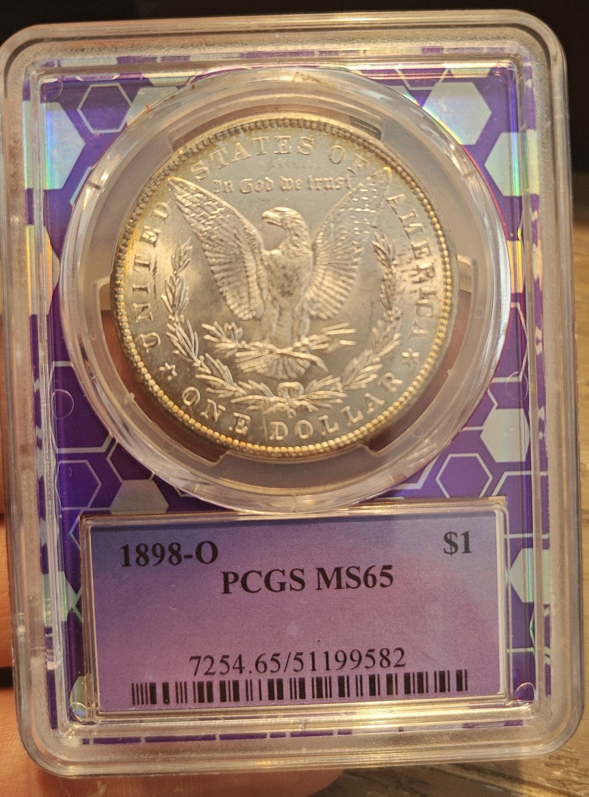 Morgan Dollar 1898O, Enlèvement ou Envoi