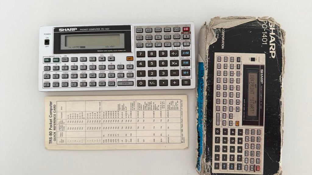 Pocket computer Sharp PC-1401, Verzenden, Gebruikt