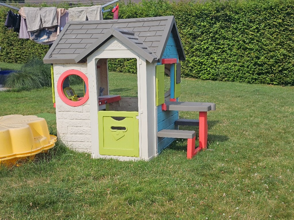 Smoby speelhuisje met keuken, Enfants & Bébés, Jouets | Extérieur | Cabanes d'enfant, Utilisé, Synthétique, Enlèvement