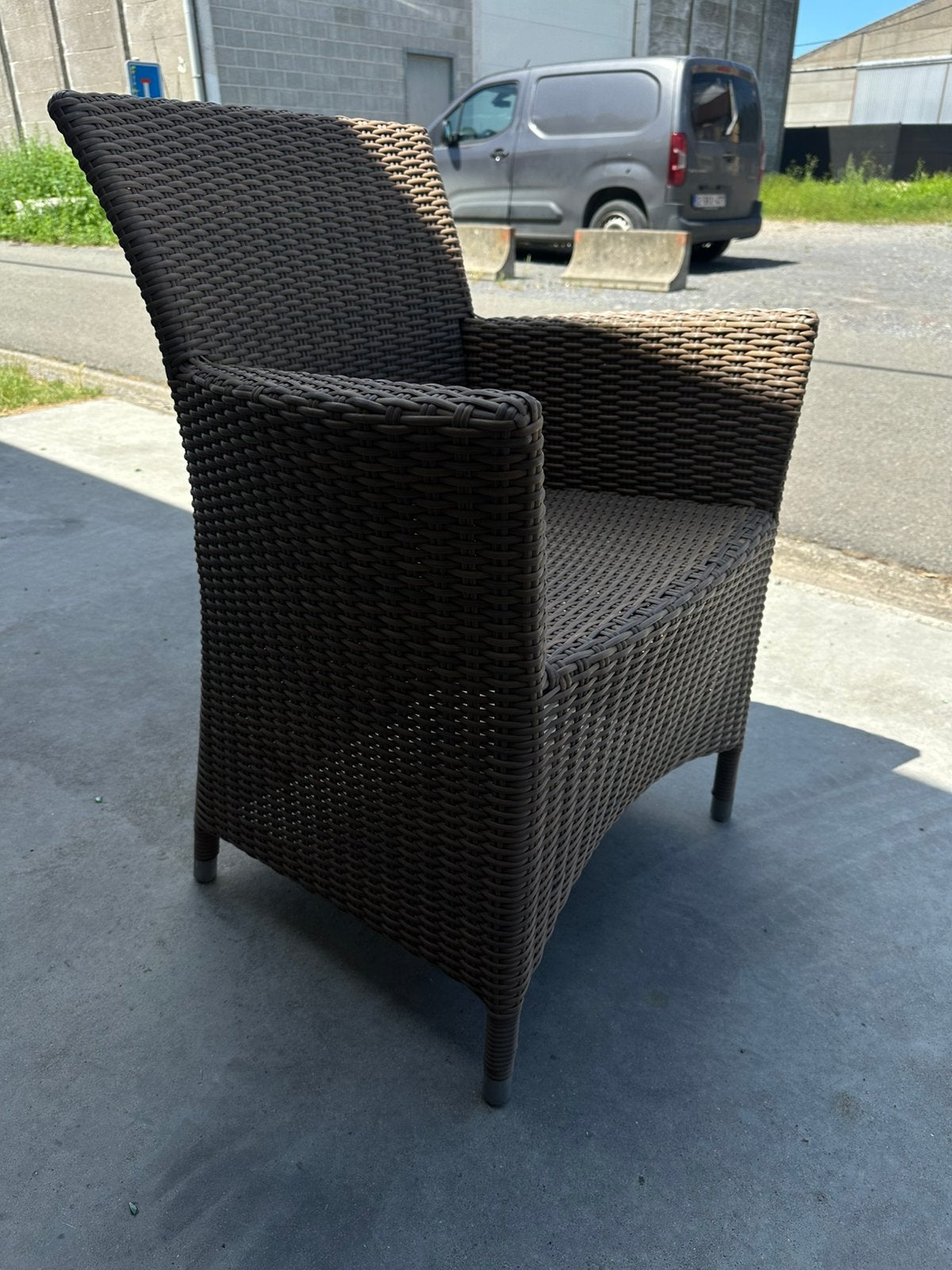 Rieten stoelen (bruin), Enlèvement, Utilisé