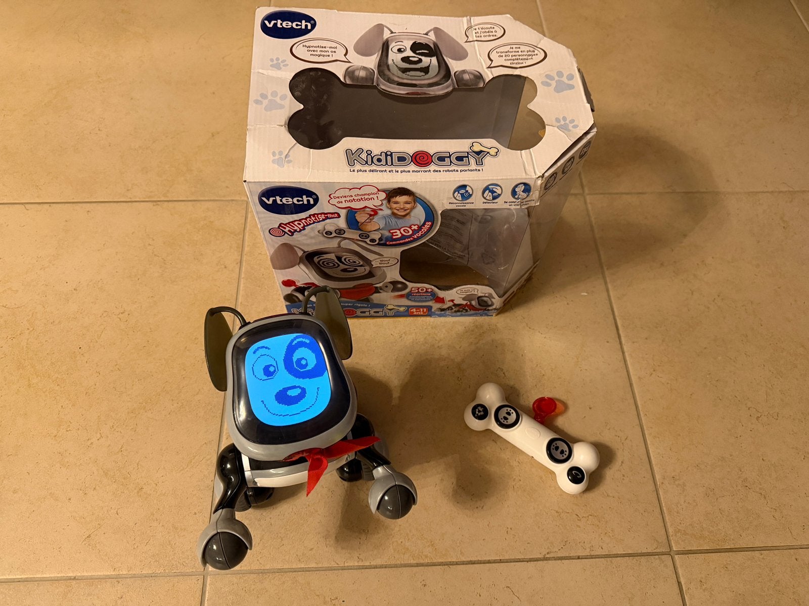 Chien interactif KidiDoggy Vtech Noir, Enlèvement, Comme neuf, Garçon ou Fille