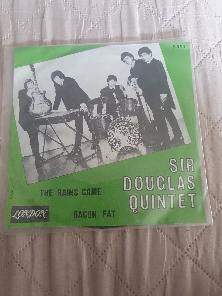 S - Sir Douglas Quintet – The Rains Came / Bacon Fat, Cd's en Dvd's, 7 inch, Ophalen of Verzenden, Zo goed als nieuw, Pop