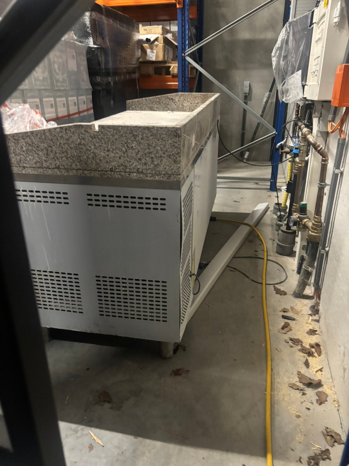 Pizza tafel met frigo te koop, Ophalen