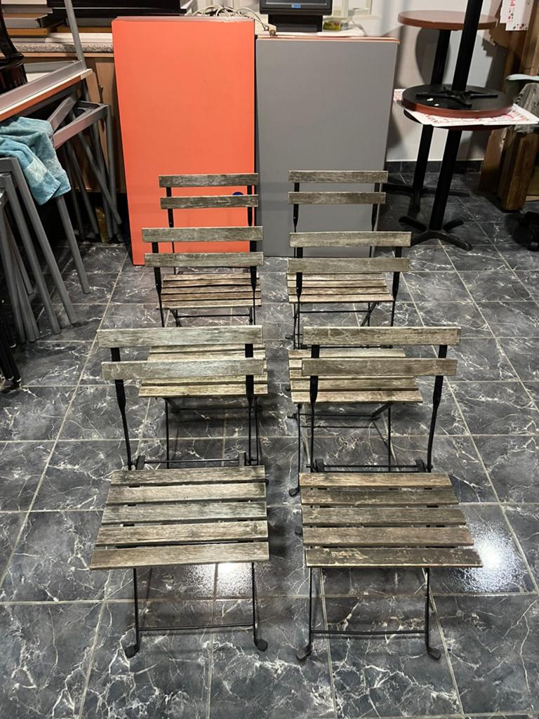 6 terrasstoelen – stevige stoelen, Zakelijke goederen, Ophalen
