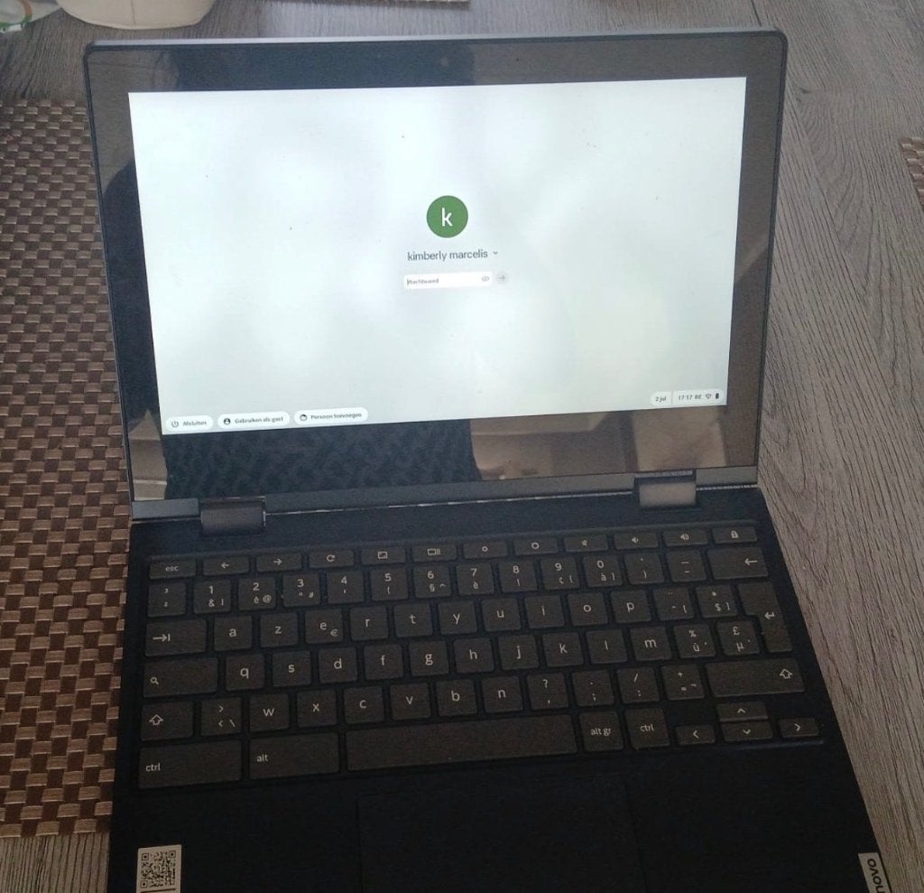 Chromebook, Ophalen, Gebruikt, Touchscreen, Azerty