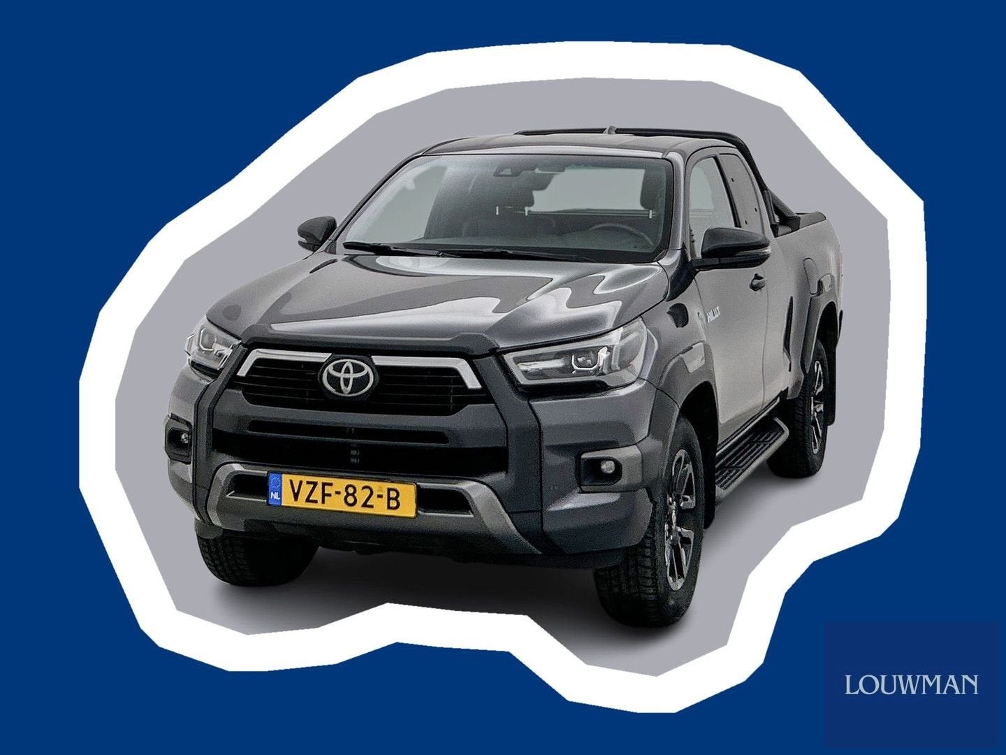 Toyota HiLux 2.8 D-4D Xtra Cab Invincible Leder Trekhaak 3.5, Auto's, Automaat, Bedrijf, Te koop, Parkeersensor
