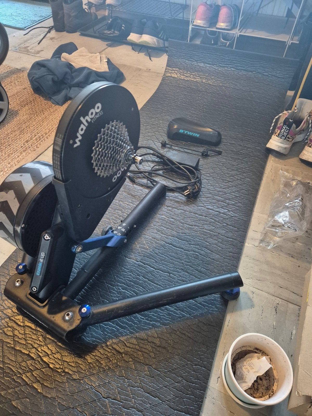 Wahoo Kickr indoor trainer, Sport en Fitness, Wielrennen, Ophalen, Gebruikt